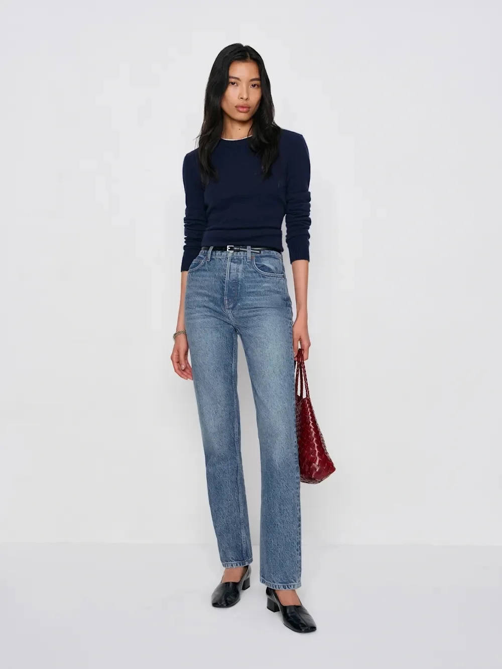 Reformation Cynthia High Rise Straight Jeans in Colorado Size 26
